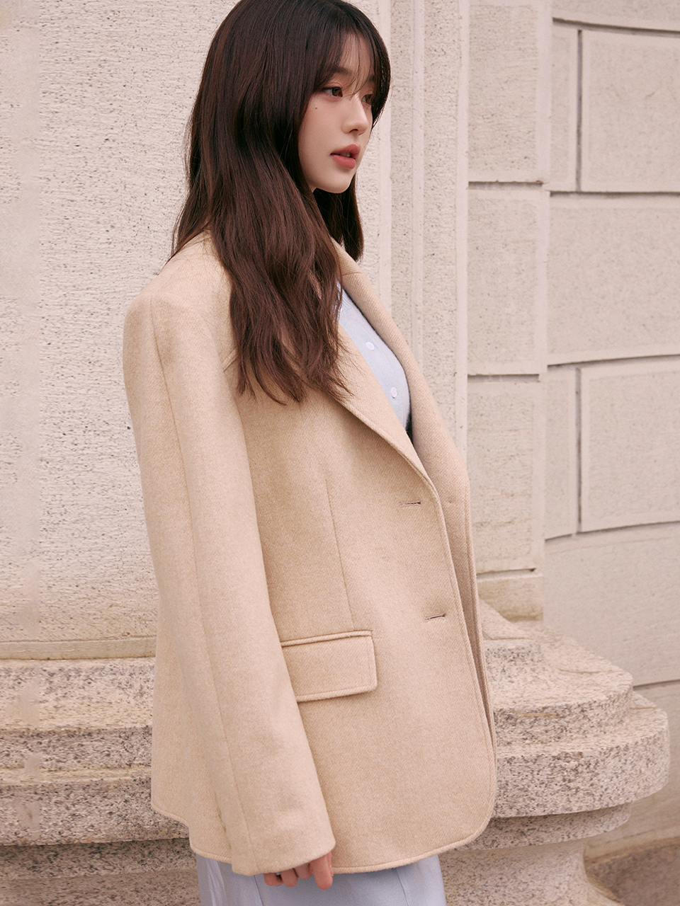 [rolarola]WOOL BLENDED クラシック ジャケット★新作・24AW★ 로라로라