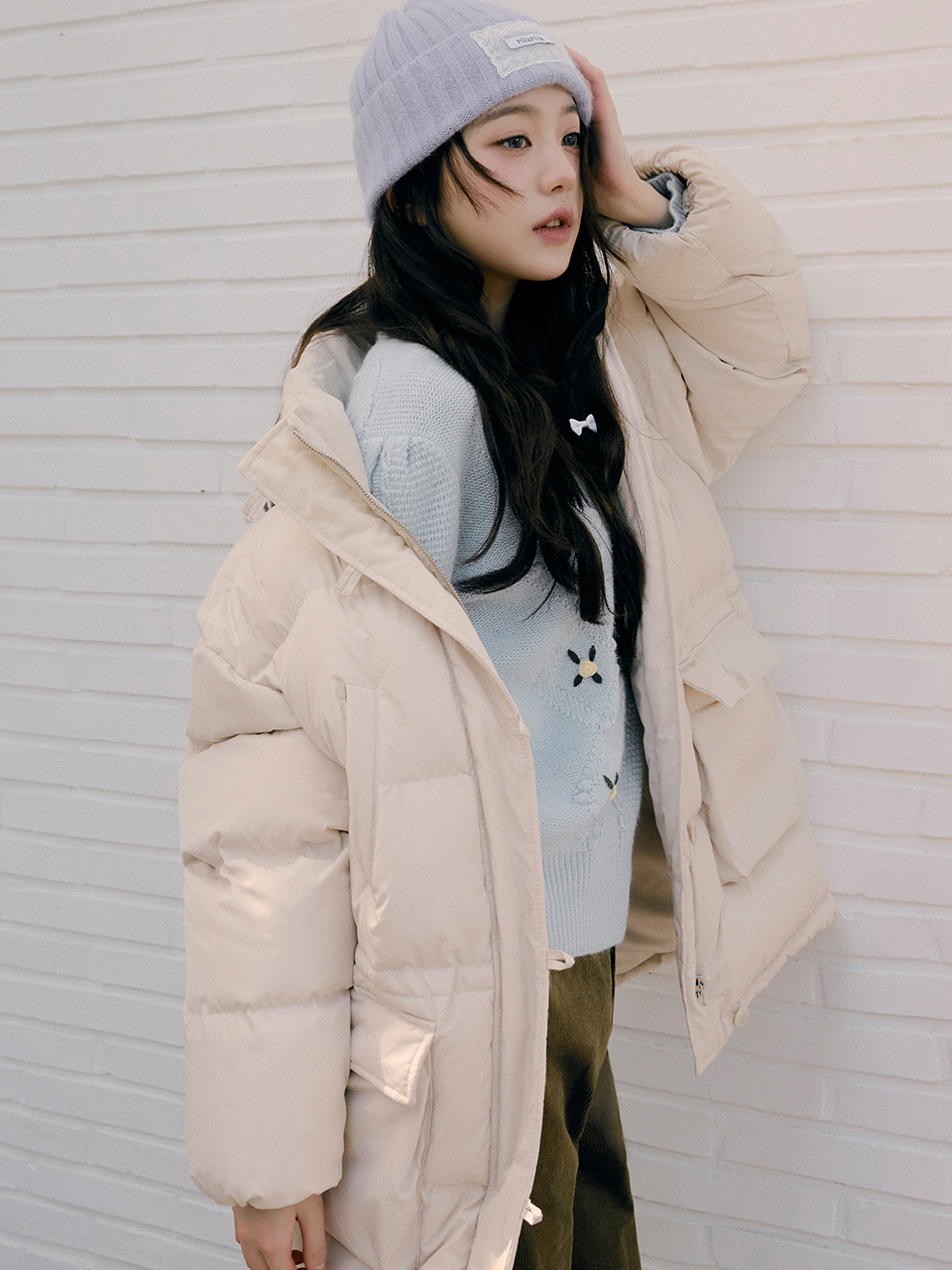 rolarola★大人気★PUNCHING COLLAR KNIT_2色 rolarola☆大人気☆PUNCHING COLLAR KNIT_2色 (rolarola/ニット