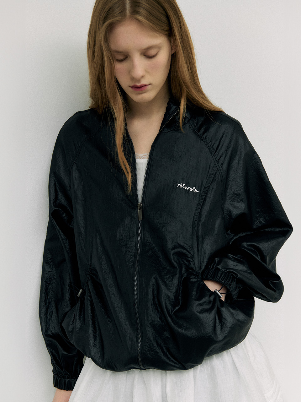 ROLAROLA ♥ STRING HALF WIND JACKET/追跡付 로라로라