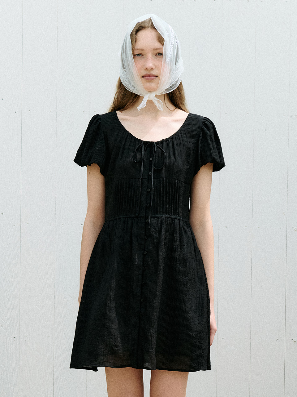 ★送料・関税込★ROLAROLA★PIQUE ONE-PIECE★ rolarola】韓国人気☆ PUNCHING LONG ONEPIECE (rolarola