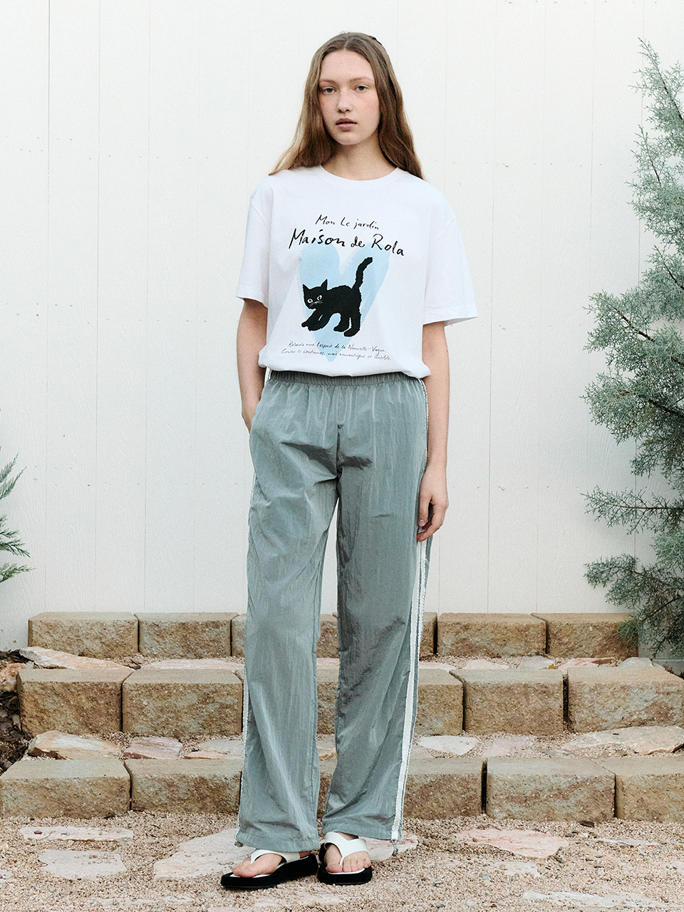 ROLAROLA★大人気★STRING FRILL TRACK PANTS♪ STRING FRILL TRACK PANTS GRAY | ファッション通販サイト NUGU
