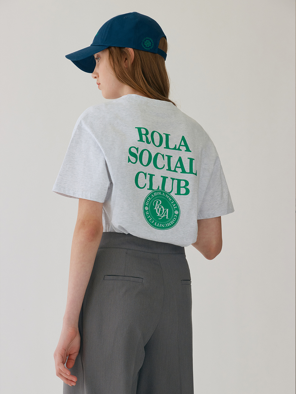 ROLA SOCIAL CLUB T-SHIRT LIGHT GRAY