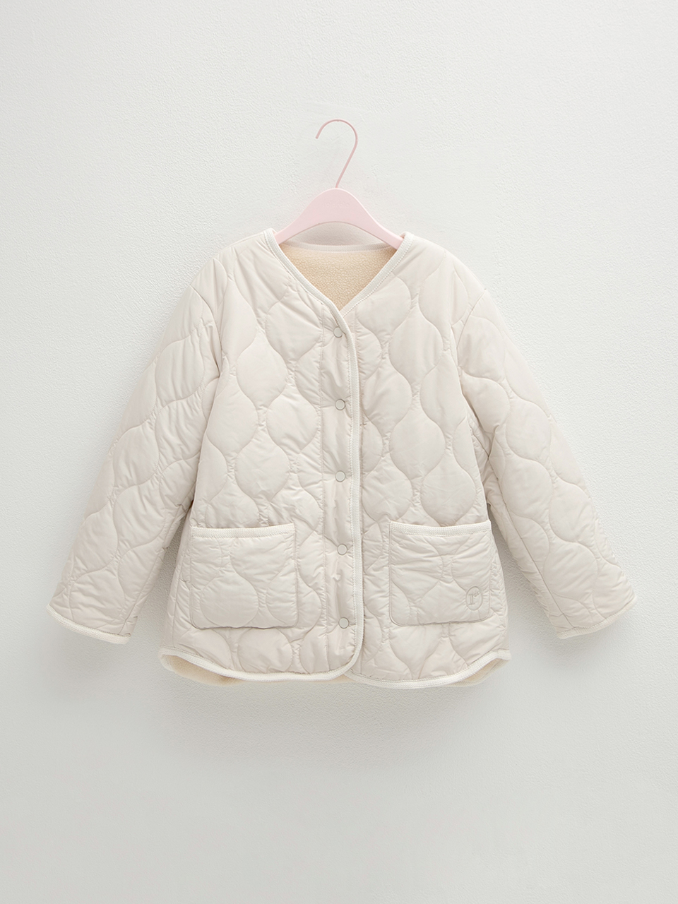 REVERSIBLE QUILTING JACKET IVORY