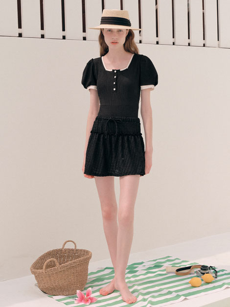 【rolarola】韓国人気/水着 ★FRILL COVER UP SWIM SKIRT★ rolarola】韓国人気☆ FRILL COVER UP SWIM SKIRT (rolarola