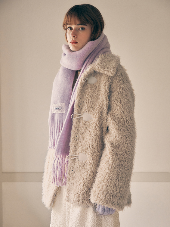コート ROLAROLA WOOL HALF COAT 4BNY345 로라로라