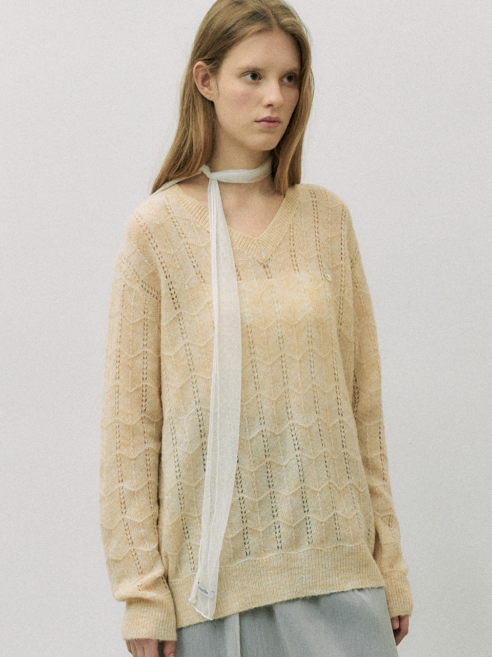 ROLAROLA ♥ 2WAY WOOL KNIT HOODED ZIP-UP /追跡付 MUSINSA | ROLAROLA 2WAY WOOL KNIT HOODED ZIP-UP GRAY