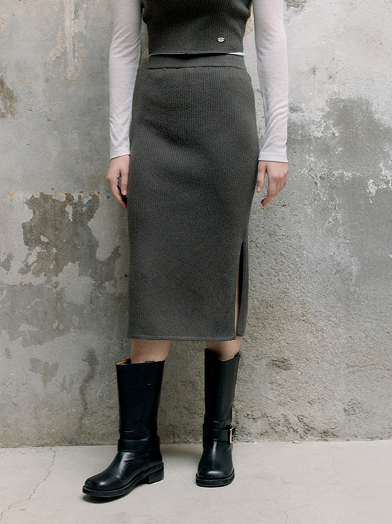 ROLAROLA★大人気★SEMI BOOTS CUT WRINKLE PANTS♪ 로라로라(ROLAROLA) SEMI BOOTS CUT WRINKLE PANTS WHITE