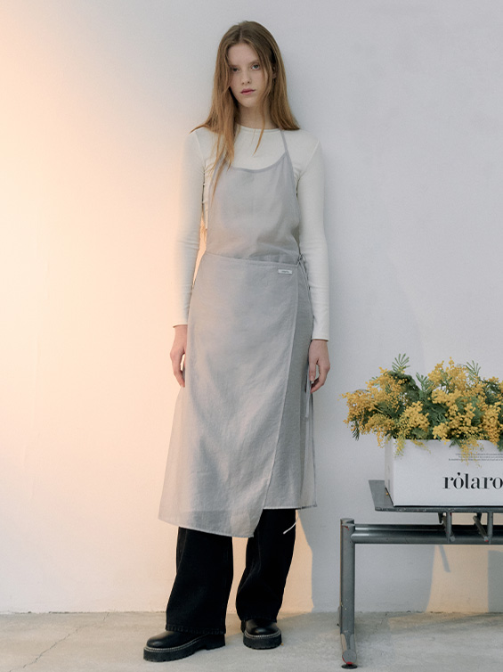 ★rolarola★ SHEER LAYERED ONEPIECE CREAM 로라로라