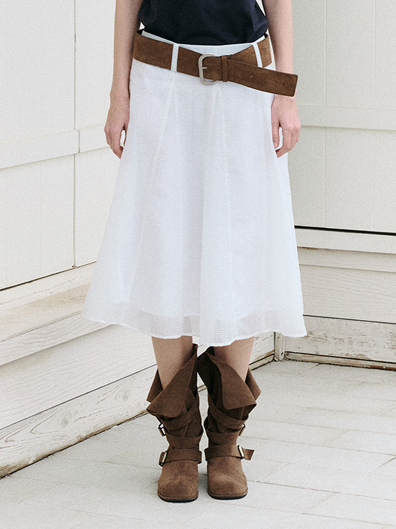 ROLAROLA ♥ LAYERED WRAP SKIRT/追跡付 로라로라