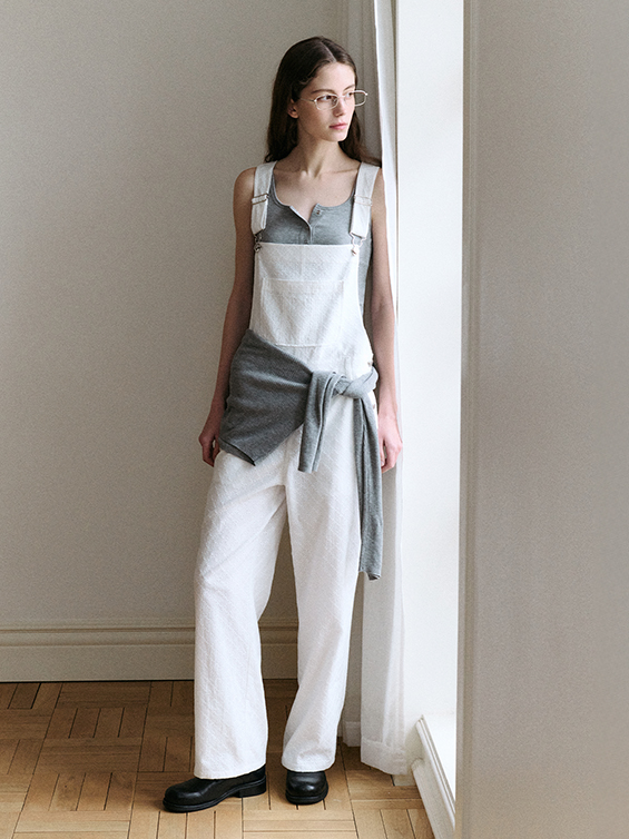 ROLAROLA★大人気★SEMI BOOTS CUT WRINKLE PANTS♪ 로라로라]SEMI BOOTS CUT WRINKLE PANTS BLACK