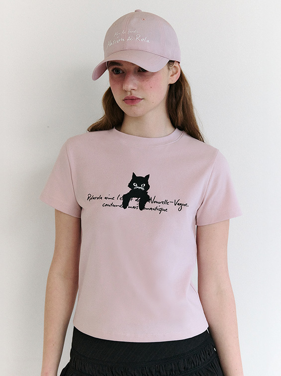 25SS新作猫Tシャツ【ROLAROLA】MAISON ROLA CAT FRIENDS T-SHIRT MUSINSA公式 | ROLAROLA MAISON ROLA CAT FRIENDS T-SHIRT WHITE