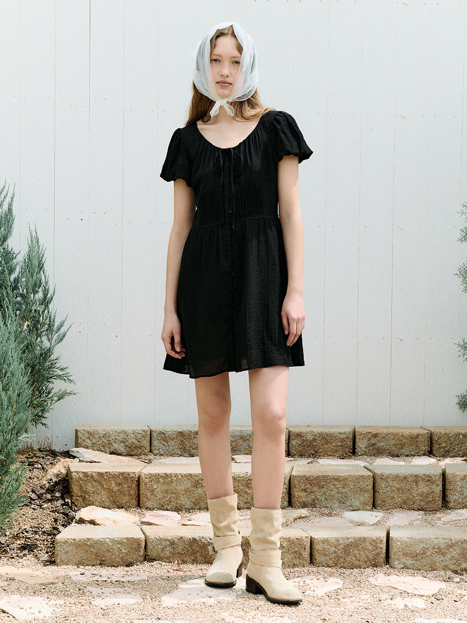 ROLAROLA ♥ LACE MINI ONEPIECE /追跡付 로라로라