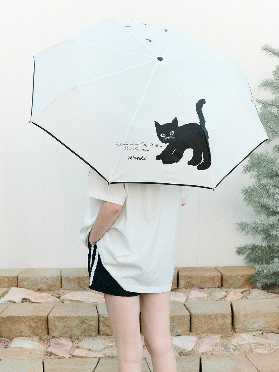 傘・レイングッズ ROLAROLA ROLA CAT FRIENDS UMBRELLA 5BMR0174 로라로라
