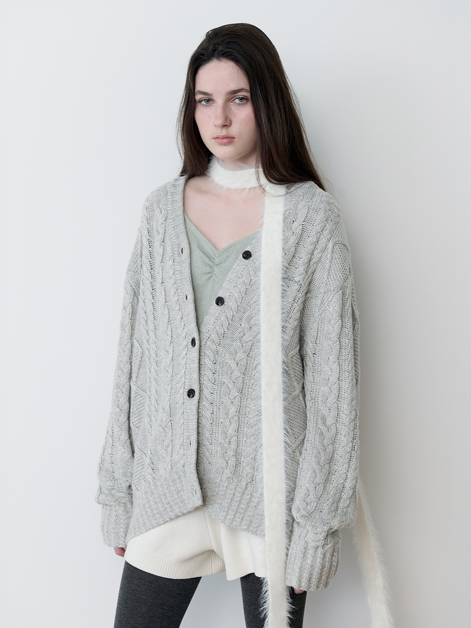 新品✨ rolarola ロラロラワンショルダー カーディガン 韓国 ROLAROLA